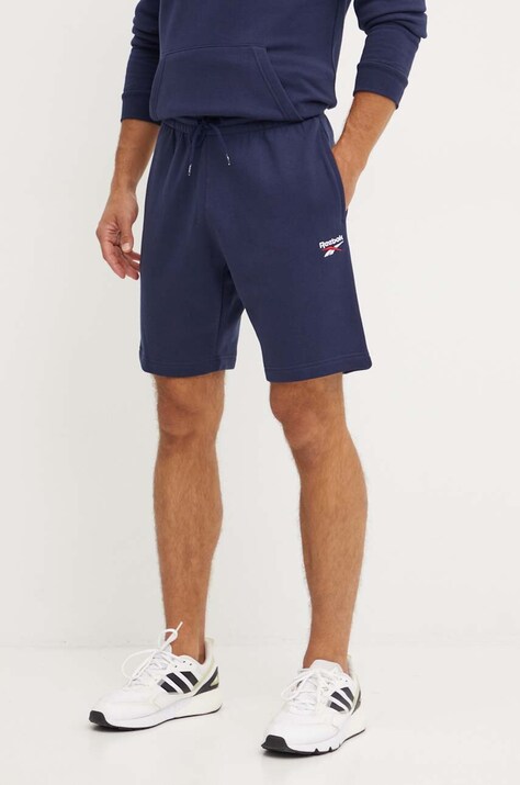 Σορτς Reebok χρώμα: ναυτικό μπλε, 100202837