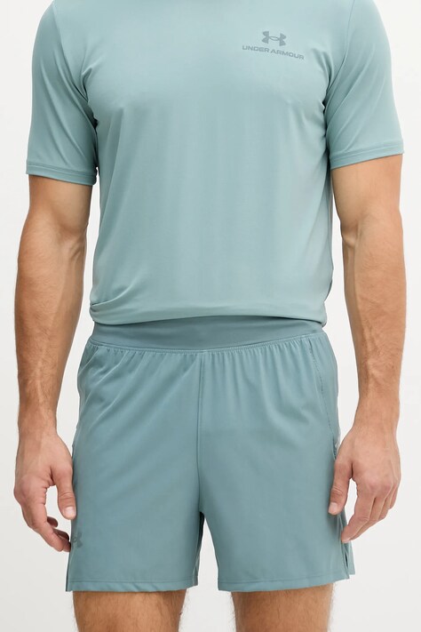 Under Armour szorty do biegania Launch Pro kolor zielony 1376509
