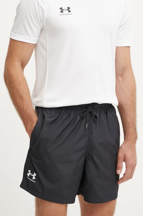 Under Armour pantaloni scurți de antrenament Icon Volley culoarea negru, 1377191