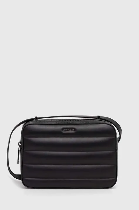 Τσάντα Calvin Klein χρώμα: μαύρο, K60K612114