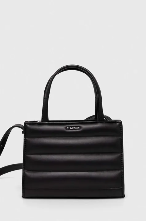 Τσάντα Calvin Klein χρώμα: μαύρο, K60K612116