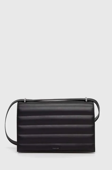 Τσάντα Calvin Klein χρώμα: μαύρο, K60K612117