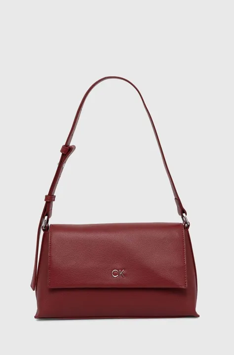 Τσάντα Calvin Klein χρώμα: κόκκινο, K60K612139