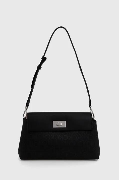Τσάντα Calvin Klein χρώμα: μαύρο, K60K612143