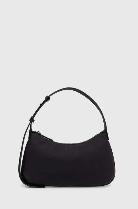 Τσάντα Calvin Klein χρώμα: μαύρο, K60K612156