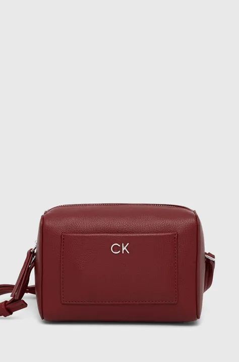 Calvin Klein poseta culoarea bordo, K60K612274