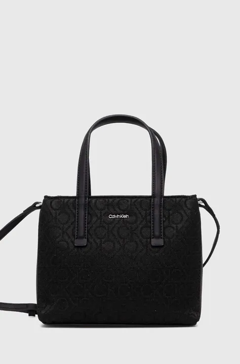Τσάντα Calvin Klein χρώμα: μαύρο, K60K612277