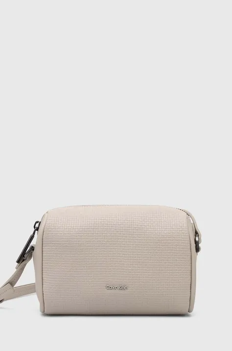 Τσάντα Calvin Klein χρώμα: μπεζ, K60K612334