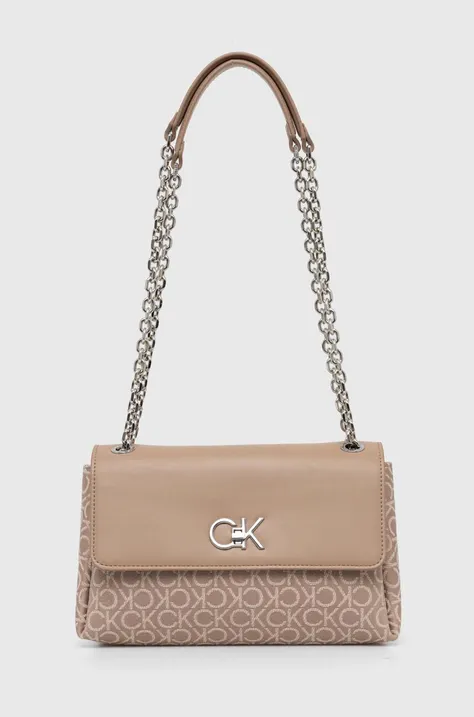 Чанта Calvin Klein в бежово K60K612641