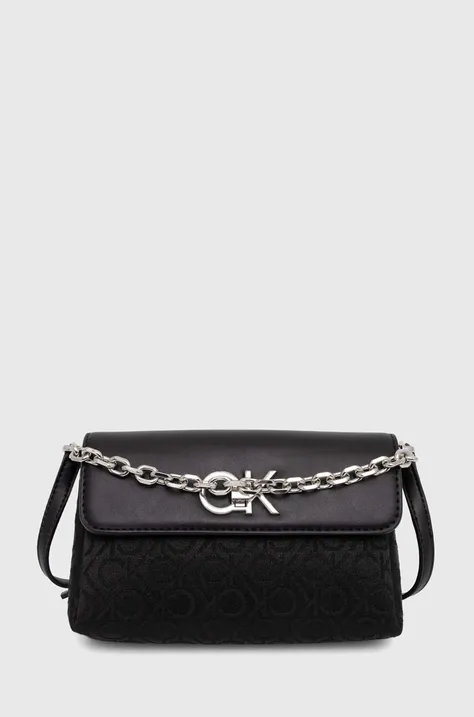 Τσάντα Calvin Klein χρώμα: μαύρο, K60K612642