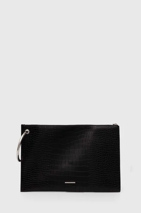 Listová kabelka Calvin Klein čierna farba, K60K612180