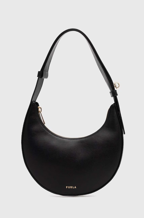 Шкіряна сумочка Furla колір чорний WE00649 AX0733 O6000
