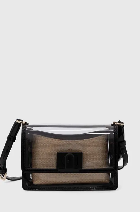 Τσάντα Furla χρώμα: μαύρο, WB01218 BX3226 2X000
