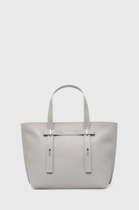 Шкіряна сумочка Furla колір сірий WB01503 HSF000 3291S