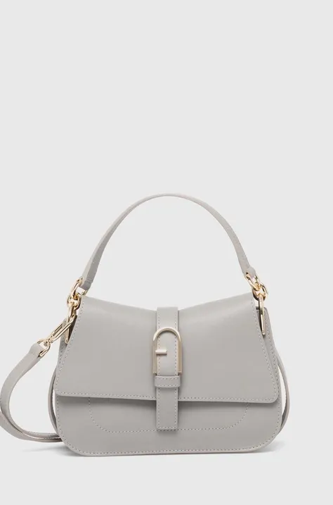 Шкіряна сумочка Furla колір сірий WB01032 BX2045 3291S