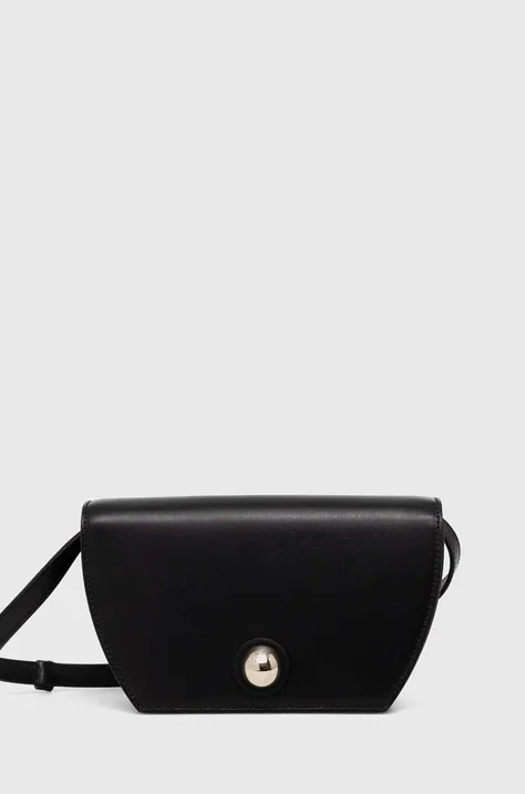 Usnjena torbica Furla črna barva, WB01244 AX0733 O6000