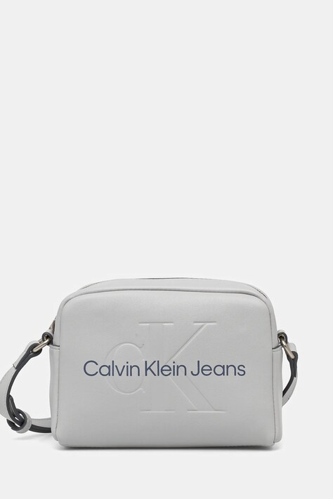 Kabelka Calvin Klein Jeans šedá barva, K60K612220