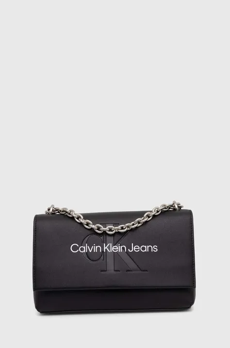 Kabelka Calvin Klein Jeans čierna farba, K60K612221