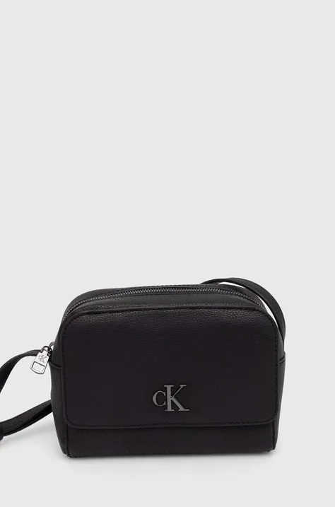 Τσάντα Calvin Klein Jeans χρώμα: μαύρο, K60K612234