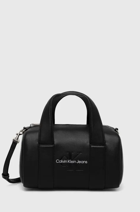 Τσάντα Calvin Klein Jeans χρώμα: μαύρο, K60K612378