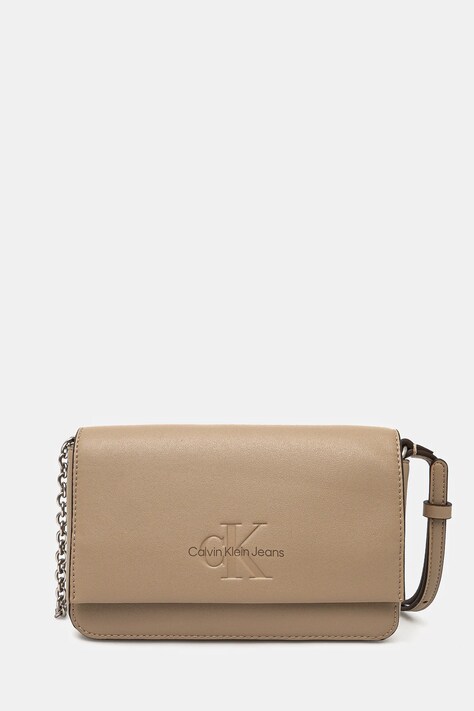 Calvin Klein Jeans poseta culoarea bej, K60K612375