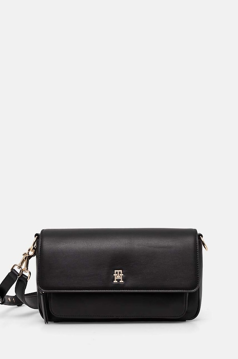Tommy Hilfiger poseta culoarea negru, AW0AW16286