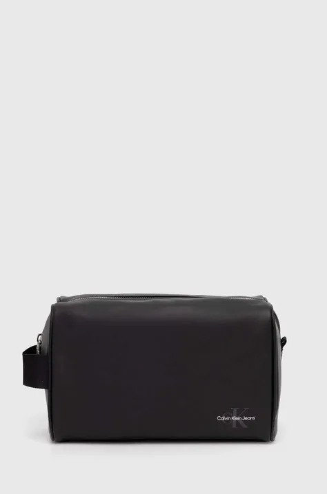 Kozmetična torbica Calvin Klein Jeans črna barva, K50K512176