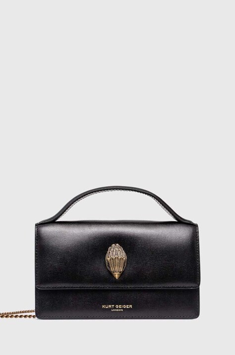 Kurt Geiger London poseta SM BOND TOP HANDLE BAG culoarea negru, 2744100109