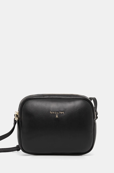 Patrizia Pepe poseta de piele culoarea negru, 8B0192 L113