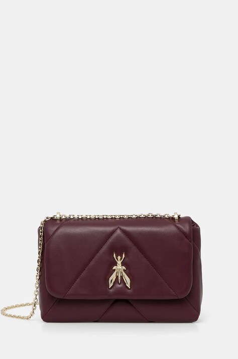 Patrizia Pepe poseta de piele culoarea bordo, 8B0195 L006