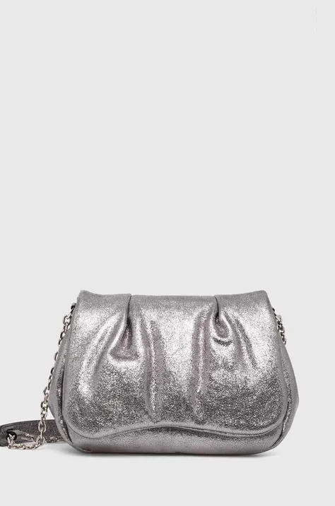 Кожаная сумочка Gianni Chiarini GLENDA цвет серебрянный BS 10996 PRT