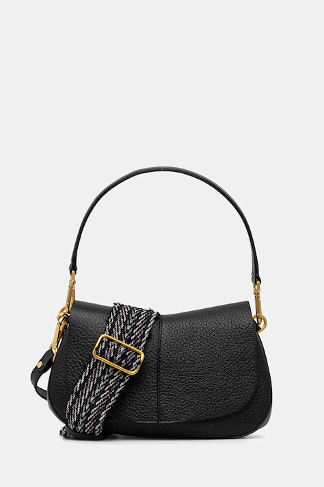 Kožená kabelka Gianni Chiarini HELENA ROUND zelená barva, BS 11088 TKL-NA