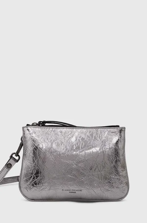 Кожаная сумочка Gianni Chiarini FRIDA цвет серебрянный BS 10435 ARAMIS