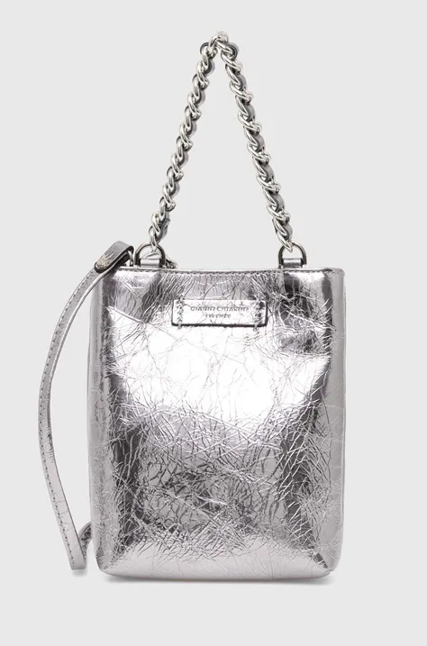 Шкіряна сумочка Gianni Chiarini CAMILLA колір срібний BS 9590 ARAMIS