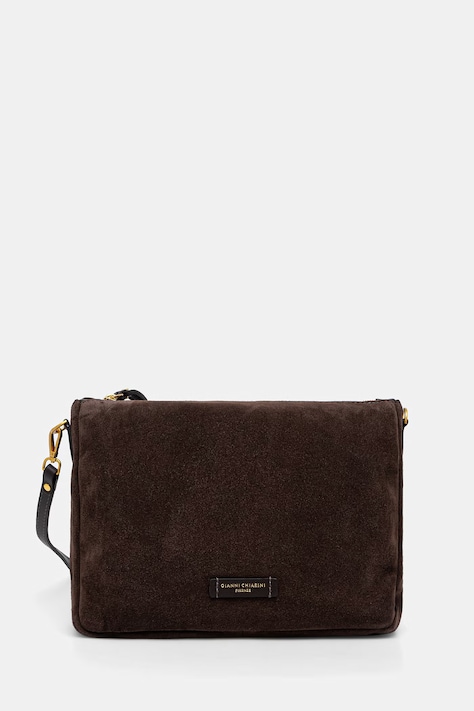 Gianni Chiarini crossbody torbica ženska semišasta NORA POUCH rjava BS 10225 CM-PL