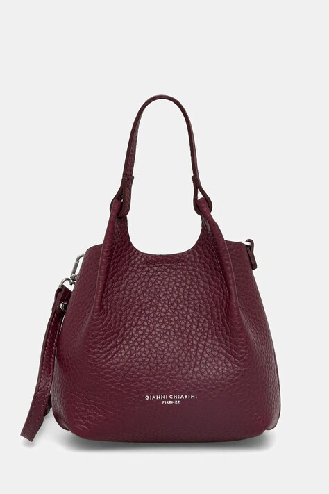 Gianni Chiarini poșetă de piele DUA culoarea argintiu, BS 9718 RNGDBL