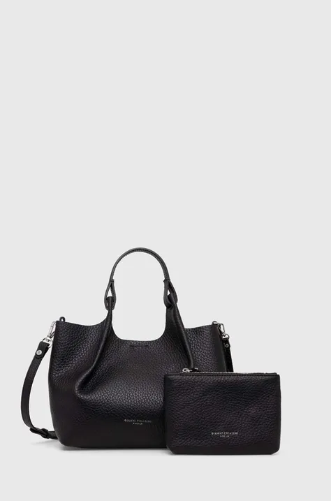 Кожаная сумочка Gianni Chiarini DUA цвет чёрный BS 9719 RNGDBL