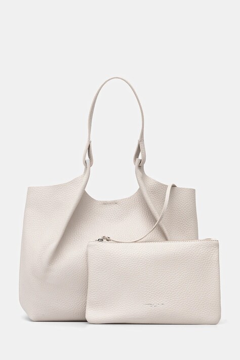 Шкіряна сумочка Gianni Chiarini DUA колір білий BS 9720 RNGDBL