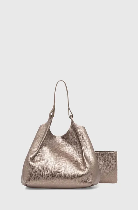 Шкіряна сумочка Gianni Chiarini DUA колір срібний BS 9720 RNGDBL