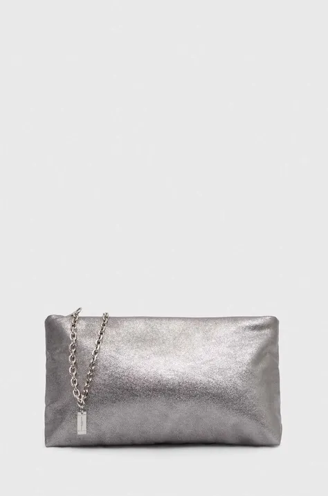 Кожаная сумочка Gianni Chiarini ANAIS цвет серебрянный BS 11196 PRT