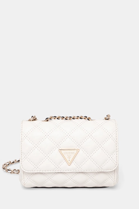 Τσάντα Guess GIULLY χρώμα: άσπρο, HWQG87 48740