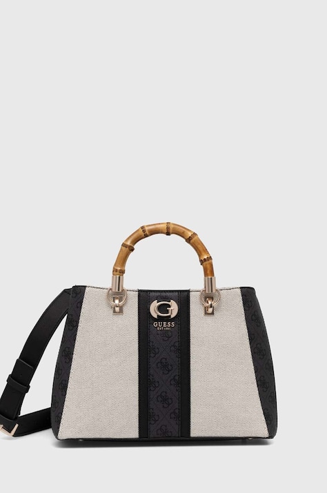 Τσάντα Guess KERIMA χρώμα: μπεζ, HWAG93 37060