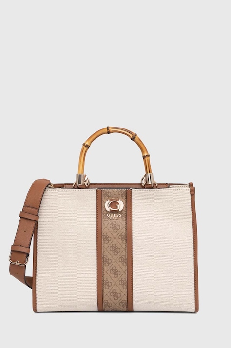 Guess poseta KERIMA culoarea maro, HWAG93 37220