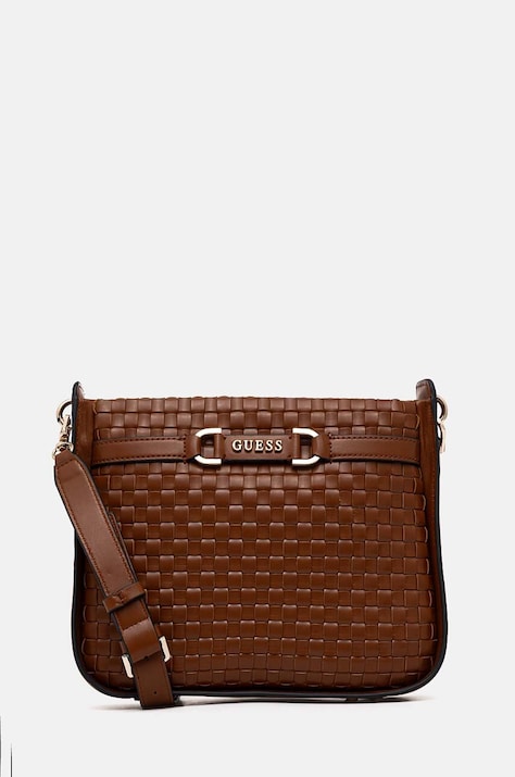 Guess poseta MAJKA culoarea maro, HWWG93 26020