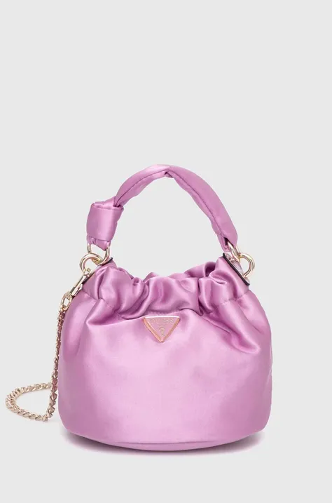 Τσάντα Guess TWILLER χρώμα: ροζ, HWEG93 10700