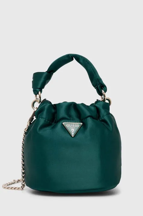 Τσάντα Guess TWILLER χρώμα: πράσινο, HWEG93 10700