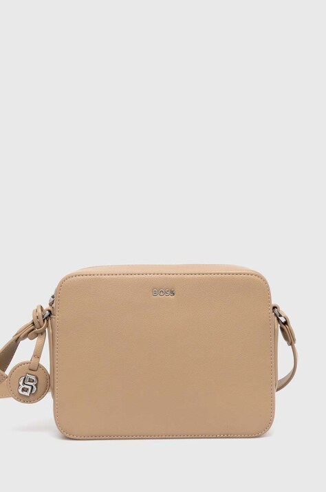 BOSS poseta culoarea bej, 50523273