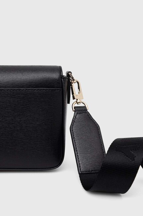 Шкіряна сумочка Dkny — AW24-TOD0J3, чорний — фото 3