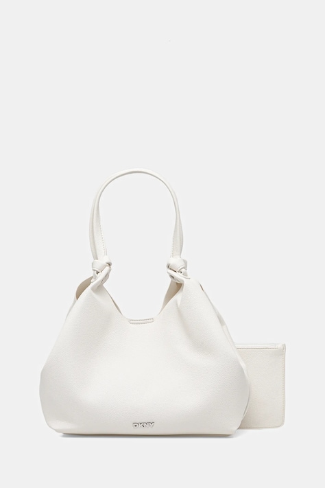 Dkny torebka kolor beżowy R42BAE49