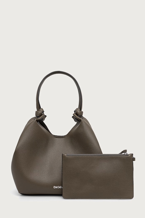 DKNY torebka shopper damska z imitacji skóry PAULA zielona R42BAE49